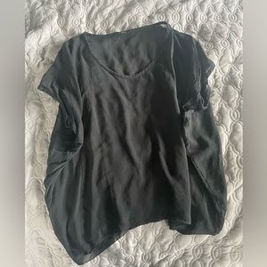 Babaton silk tee aritzia